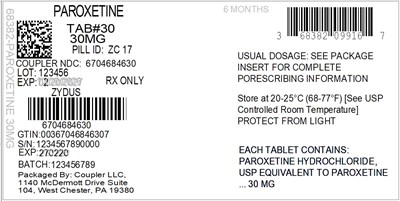 Label (68382 099 10 Paroxetine 30mg 67046 846 30)